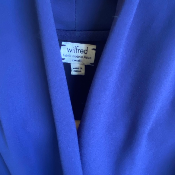 SOLD aritzia | sabine dress | muted royal blue | size small - Picture 3 of 11